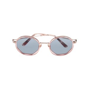 Солнцезащитные очки Cosmopolitan, круглые, с защитой от УФ, для женщин, розовый