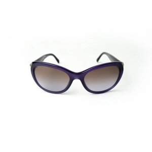 Солнцезащитные очки DOLCE & GABBANA, овальные, градиентные, с защитой от УФ, для женщин, фиолетовый