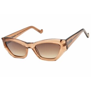 Солнцезащитные очки EIGENGRAU, кошачий глаз, с защитой от УФ, градиентные, для женщин, оранжевый