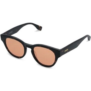 Солнцезащитные очки EIGENGRAU, круглые, оправа: пластик, градиентные, коричневый