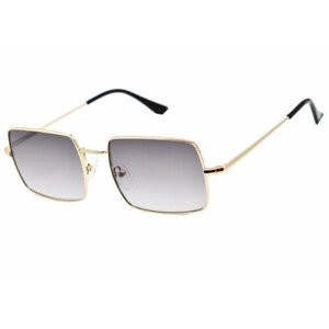 Солнцезащитные очки EIGENGRAU, прямоугольные, градиентные, с защитой от УФ, золотой