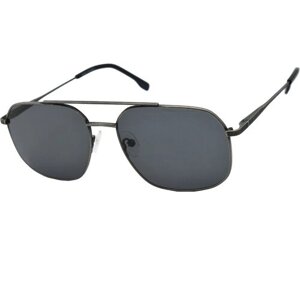 Солнцезащитные очки Enni Marco, авиаторы, оправа: металл, с защитой от УФ, для мужчин, черный