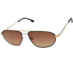 Солнцезащитные очки Enni Marco, черный, коричневый