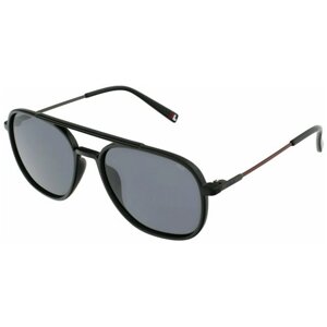Солнцезащитные очки Fila, авиаторы, для мужчин, черный