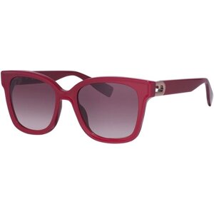 Солнцезащитные очки FURLA, квадратные, градиентные, для женщин, красный