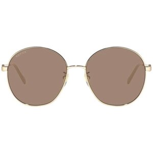 Солнцезащитные очки GUCCI Gucci 1090SA 003, коричневый, золотой