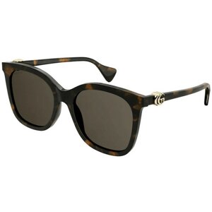 Солнцезащитные очки GUCCI, коричневый