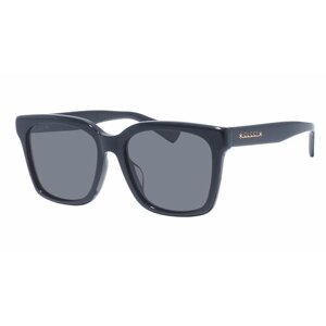 Солнцезащитные очки GUCCI, квадратные, с защитой от УФ, поляризационные, серый