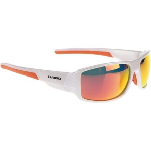 Солнцезащитные очки Haibo, овальные, оправа: пластик, поляризационные, красный