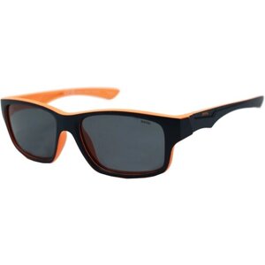 Солнцезащитные очки Invu, прямоугольные, оправа: пластик, ударопрочные, спортивные, поляризационные, с защитой от УФ, оранжевый