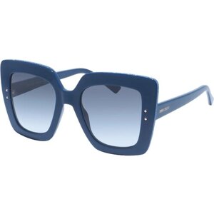 Солнцезащитные очки Jimmy Choo, квадратные, для женщин, синий
