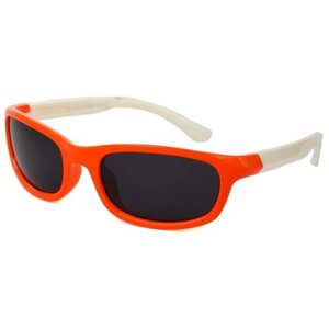 Солнцезащитные очки Keluona, кошачий глаз, оправа: пластик, гибкая оправа/дужки, поляризационные, оранжевый