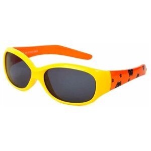 Солнцезащитные очки Keluona, кошачий глаз, оправа: пластик, гибкая оправа/дужки, поляризационные, желтый