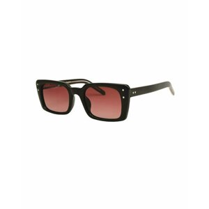 Солнцезащитные очки , квадратные, оправа: пластик, для женщин, коричневый