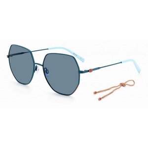 Солнцезащитные очки M Missoni, голубой, бирюзовый