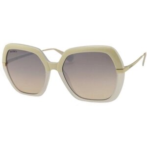 Солнцезащитные очки Max & Co., шестиугольные, для женщин, белый
