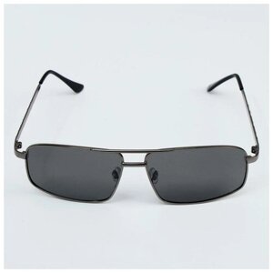 Солнцезащитные очки Onesun, клабмастеры, поляризационные, для мужчин, серый