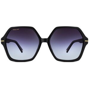 Солнцезащитные очки POLAR, квадратные, поляризационные, градиентные, с защитой от УФ, для женщин, черный