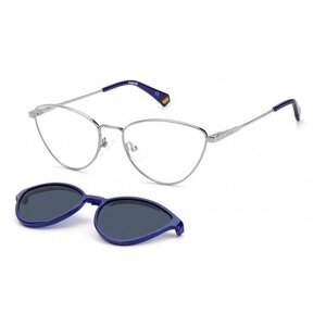 Солнцезащитные очки Polaroid, для женщин, синий