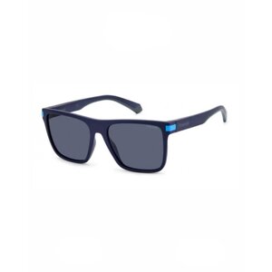 Солнцезащитные очки Polaroid, оправа: пластик, для женщин, синий