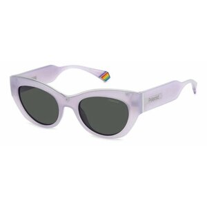 Солнцезащитные очки Polaroid, поляризационные, с защитой от УФ, бесцветный