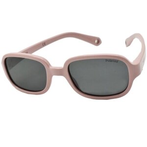 Солнцезащитные очки Polaroid, прямоугольные, с защитой от УФ, поляризационные, для женщин, розовый
