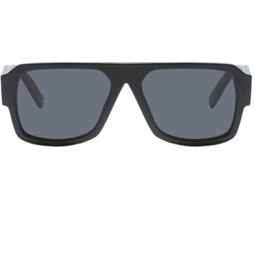 Солнцезащитные очки Prada, черный, серый