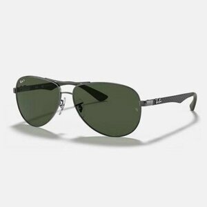Солнцезащитные очки Ray-Ban RB8313-004/N5/61-13, серый, зеленый
