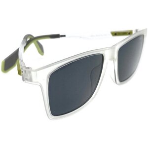 Солнцезащитные очки Smakhtin'S eyewear & accessories, прямоугольные, оправа: пластик, поляризационные, с защитой от УФ, серый