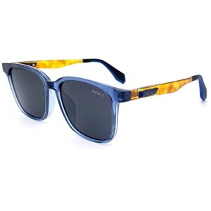 Солнцезащитные очки Smakhtin'S eyewear & accessories, вайфареры, оправа: пластик, поляризационные, с защитой от УФ, синий