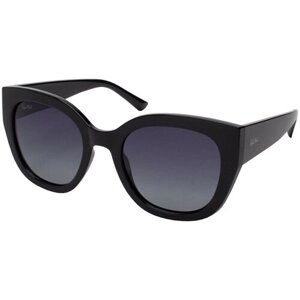 Солнцезащитные очки StyleMark, бабочка, поляризационные, с защитой от УФ, градиентные, для женщин, черный