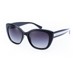 Солнцезащитные очки StyleMark, кошачий глаз, градиентные, поляризационные, с защитой от УФ, устойчивые к появлению царапин, для женщин, черный