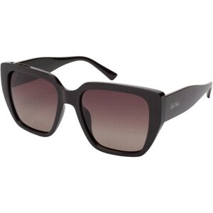 Солнцезащитные очки StyleMark, квадратные, поляризационные, с защитой от УФ, градиентные, для женщин, коричневый