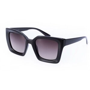 Солнцезащитные очки StyleMark, квадратные, устойчивые к появлению царапин, поляризационные, с защитой от УФ, градиентные, для женщин, коричневый
