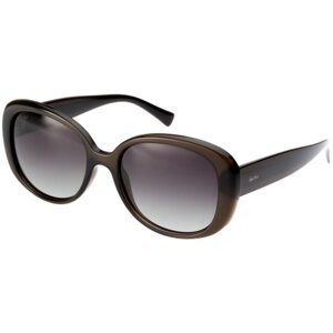 Солнцезащитные очки StyleMark, овальные, градиентные, поляризационные, с защитой от УФ, устойчивые к появлению царапин, для женщин, коричневый
