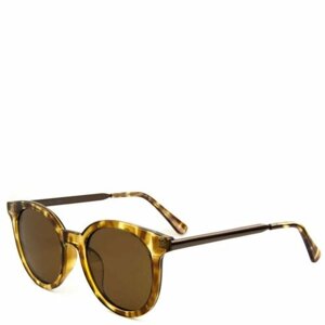 Солнцезащитные очки Tropical, бабочка, оправа: пластик, для женщин, коричневый