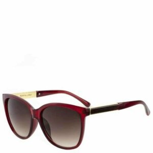 Солнцезащитные очки Tropical, клабмастеры, для женщин, бордовый
