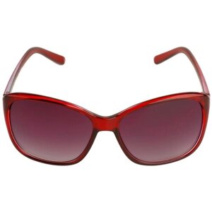 Солнцезащитные очки Vision Sun, бабочка, оправа: пластик, с защитой от УФ, для женщин, красный