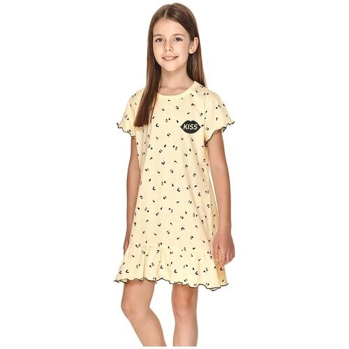 Сорочка детская для девочки TARO Natasza 2707-01, бежевый (Размер: 116)