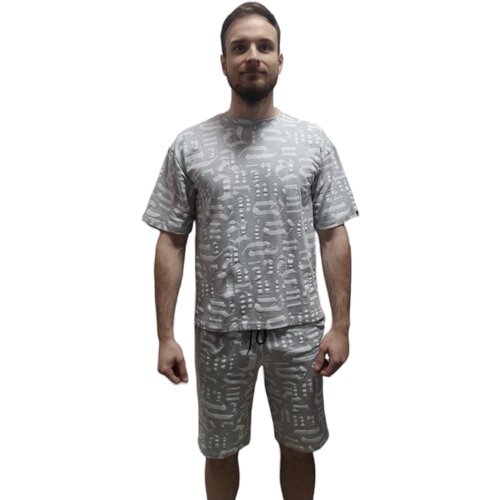 Спортивный костюм мужской футболка с шортами Tliton, размер 56
