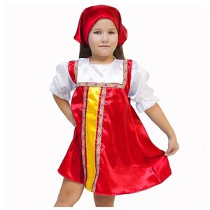 Страна Карнавалия Карнавальный костюм "Плясовой", цвет красный, 5-7 лет, рост 122-134 2355