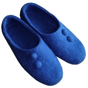 Тапочки ЭХМа, размер 39, синий