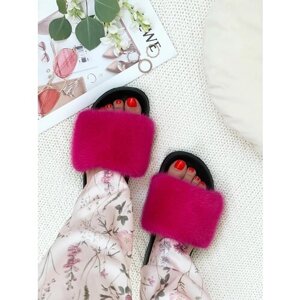 Тапочки Лапки Кошки, размер 41, розовый