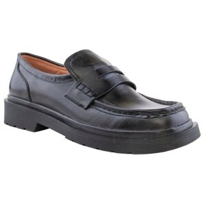 Туфли лодочки Milana, демисезонные, натуральная кожа, полнота F, размер 35, черный