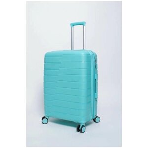 Умный чемодан Impreza, 96 л, размер L+зеленый, бирюзовый