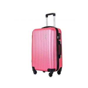 Умный чемодан L'case Ch0598, 55 л, размер M, розовый