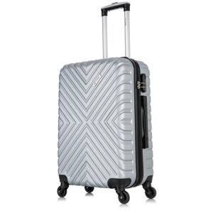 Умный чемодан L'case New Delhi Ch1019, 61 л, размер M, серый