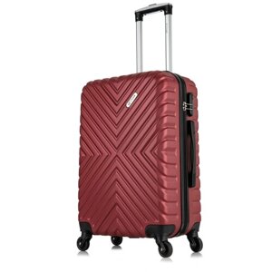 Умный чемодан L'case New Delhi New Delhi, 50 л, размер M, красный, бордовый
