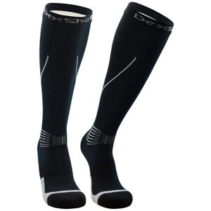 Водонепроницаемые носки Dexshell Mudder XL (47-49), Черные с серыми полосками