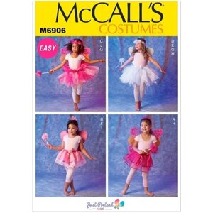 Выкройка McCall's №6906 Карнавальный костюм Бабочка